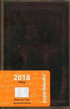 Kalendarz 2018 Black Moroccan Mini Horizontal