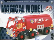 Magical Model Metalowy wóz strażacki cysterna 154 części