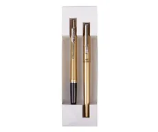 Zenth 60 Komplet Omega Pióro wieczne + długopis automatyczny złoto