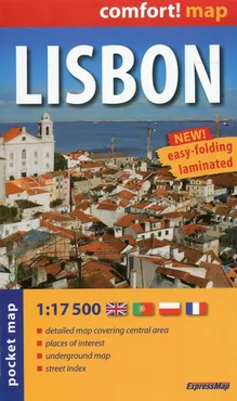 Lisbon comfort! map plan miasta 1:17 500