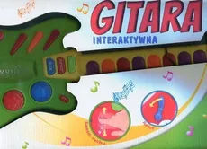 Gitara interaktywna zielona