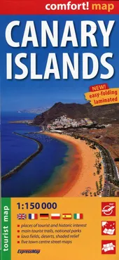 Wyspy Kanaryjskie Canary Islands comfort! map laminowana mapa turystyczna 1:150 000