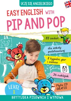 Easy English with Pip and Pop Level 1 + CD - Outlet - Izabela Ryterska-Stolpe