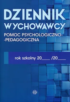 Dziennik wychowawcy Pomoc psychologiczno-pedagogiczna