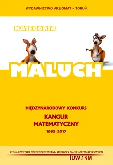 Matematyka z wesołym kangurem kategoria Maluch 2017 - Outlet