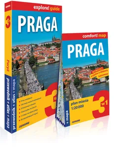 Praga explore! guide 3w1 Przewodnik + atlas + mapa - Outlet - Katarzyna Byrtek