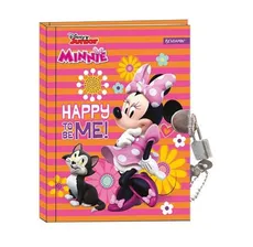 Pamiętnik z kłódką Minnie Mouse