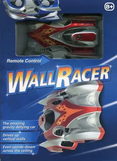 Szalona wyścigówka Wall Racer czerwony