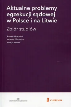 Aktualne problemy egzekucji sądowej w Polsce i na Litwie - Andrzej Marciniak