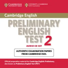 Cambridge Preliminary English Test 2 Audio CD Set