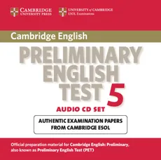 Cambridge Preliminary English Test 5 Audio CD Set