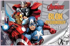 Blok rysunkowy biały A4 20 kartek Avengers 10 sztuk