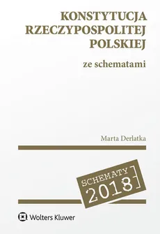 Konstytucja Rzeczypospolitej Polskiej ze schematam - Outlet - Marta Derlatka