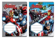 Zeszyt A5 Avengers w kratkę 32 kartki 10 sztuk mix