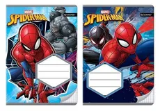 Zeszyt A5 w kratkę 16 kartek Spider Man 10 sztuk mix