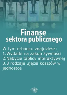Finanse sektora publicznego, wydanie lipiec 2016 r. - Praca zbiorowa