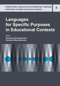 Languages for Specific Purposes in Educational Contexts - Outlet