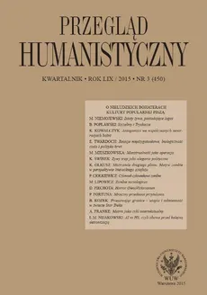 Przegląd Humanistyczny 2015/3 (450)