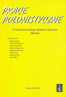 Prace Polonistyczne t. 68/2013 - Praca zbiorowa