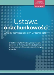 Ustawa o rachunkowości - Katarzyna Trzpioła