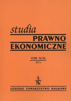 Studia Prawno-Ekonomiczne t. 99 - Praca zbiorowa