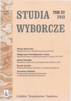 Studia Wyborcze t. 15 - Praca zbiorowa