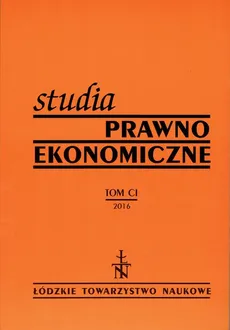 Studia Prawno-Ekonomiczne t. 101 - Praca zbiorowa