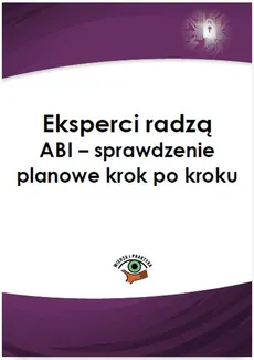 Eksperci radzą ABI – sprawdzenie planowe krok po kroku - Jarosław Żabówka