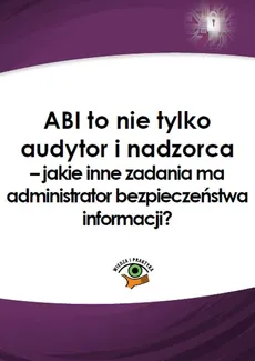 ABI to nie tylko audytor i nadzorca - Andrzej Rutkowski