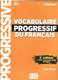 Vocabulaire progressif du Francais niveau debut A1 + CD 3ed - Outlet - Claire Miquel