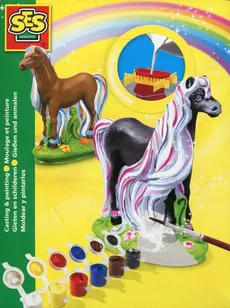 Bajkowy koń odlew gipsowy 3D