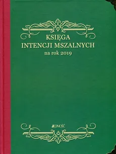 Księga intencji mszalnych na rok 2019