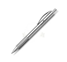 Długopis błyszczący Basic Metal srebrny