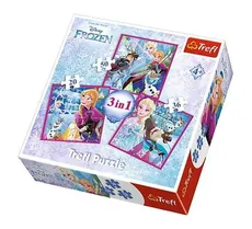 Puzzles 3w1 Zimowa magia - Outlet