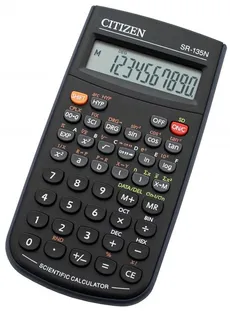 Kalkulator naukowy CITIZEN SR-135N 10-cyfrowy etui, czarny