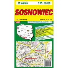 Sosnowiec mapa 1:20 000