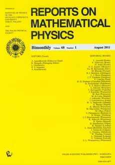 Reports on Mathematical Physics 68/1 Kraj