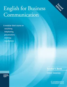 English for Business Communication Teacher's book - Simon Sweeney