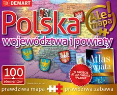 Puzzle Polska województwa i powiaty +atlas - Outlet