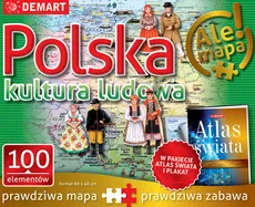 Puzzle Polska kultura ludowa + atlas - Outlet