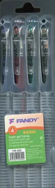 Długopisy żelowe Fandy 4 kolory