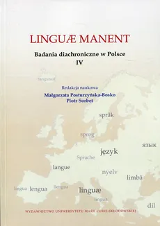 Linguae manent Badania diachroniczne w Polsce IV - Outlet