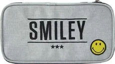 Piórnik owalny Smiley Grey