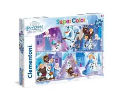 Puzzle Supercolor Kraina lodu Olaf's Frozen Adventure 104