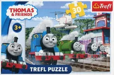 Puzzle 60 Tomek i Przyjaciele Wyścig na torach