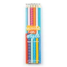Ołówki Pisz Stylowo Write In Style Dots And Dashes Zestaw 6 ołówków