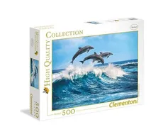 Puzzle High Quality Collection Dolphins 500