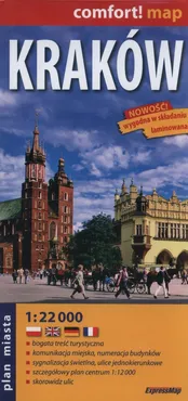 Kraków plan miasta 1:22 000