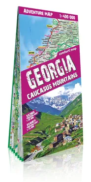 Gruzja (Georgia) laminowana mapa samochodowo-turystyczna 1:400 000