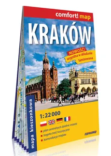 Kraków kieszonkowy laminowany plan miasta 1:22 000